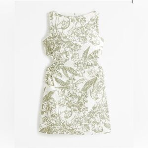 Abercrombie Green Stretch Cutout Mini Dress